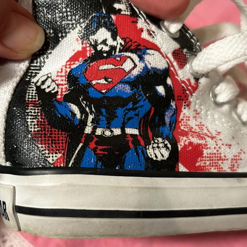 Superman Converse Sneakers Infant Size 6